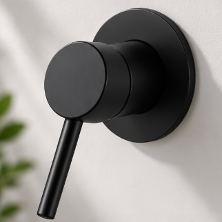 Robinet Mural de Lavabo Salle de Bain – Mitigeur Eau Chaude et Froide à Cartouche Céramique