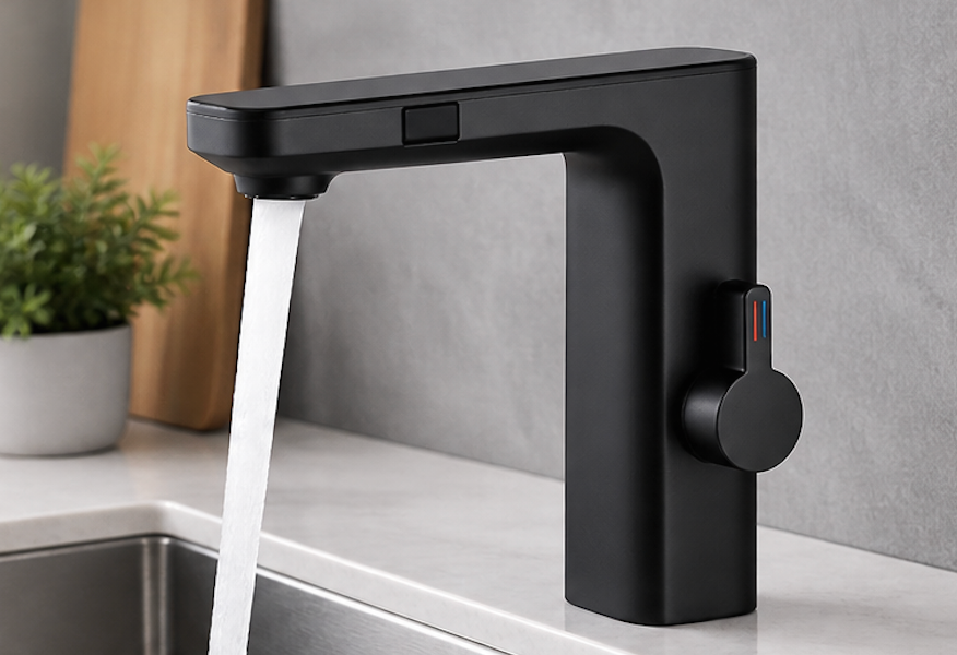 Robinet de Lavabo Intelligent Sans Contact – Mitigeur Automatique Design Moderne