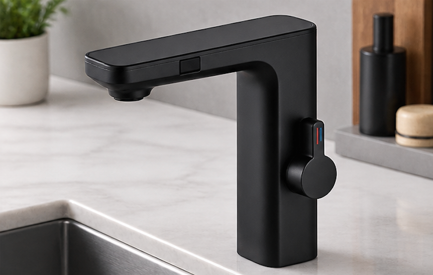 Robinet de Lavabo Intelligent Sans Contact – Mitigeur Automatique Design Moderne