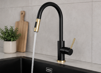 Robinet de Cuisine Intelligent Tactile à Douchette Extractible – Évier Rotation 360°