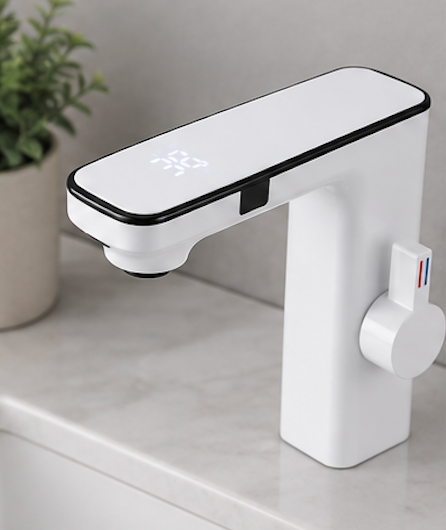 Robinet de Lavabo Intelligent Sans Contact – Mitigeur Automatique Design Moderne
