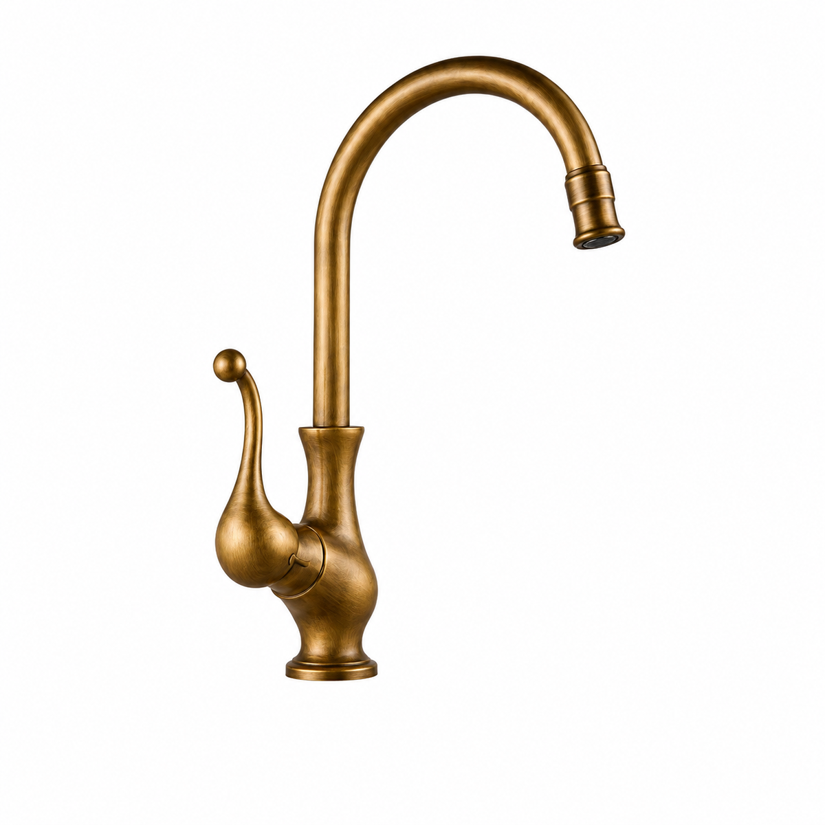 Robinet de Cuisine Col de Cygne en Laiton – Mitigeur d’Évier Design Moderne